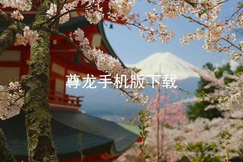 尊龙手机版下载